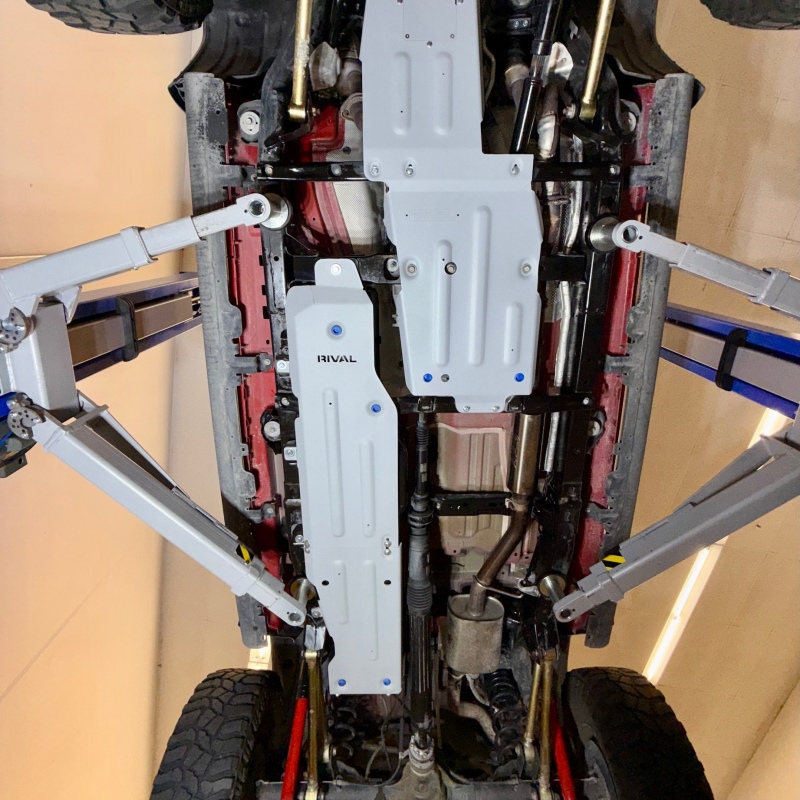 Jeep Gladiator Skid Plate - Rival 4x4 - Aluminum Gas Tank - `20-`26